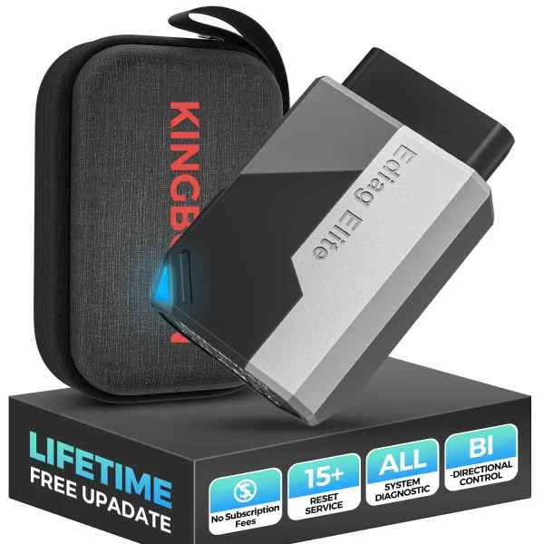 KINGBOLEN EDIAG ELITE Free Update CANFD&FCA All System Diagnostic Tool Bidirectional Test OBD2 Scanner