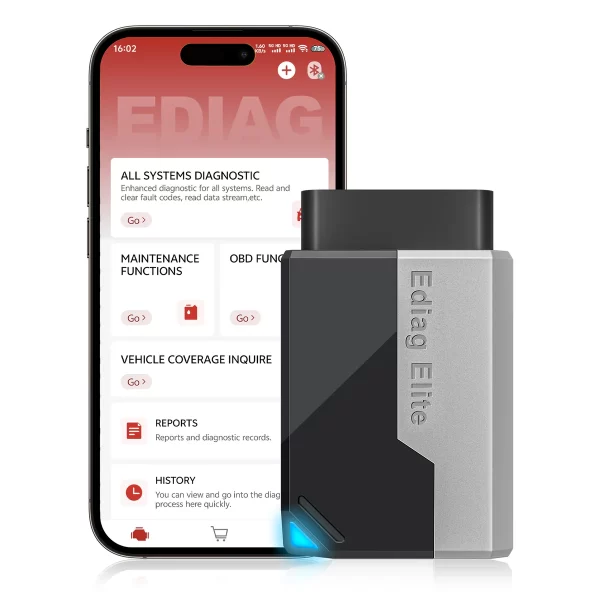 KINGBOLEN EDIAG ELITE Free Update CANFD&FCA All System Diagnostic Tool Bidirectional Test OBD2 Scanner - Image 2